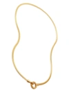 Monica Vinader X Doina Snake Chain Necklace In Gold