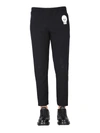 Alexander Mcqueen Skull Pants In Black