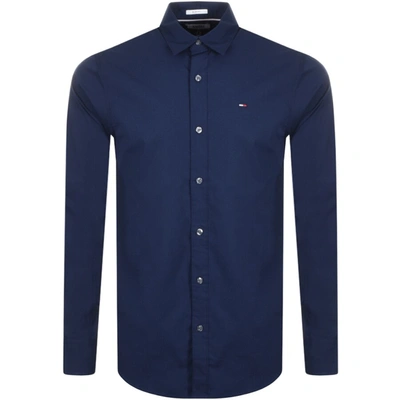 Tommy Jeans Long Sleeved Shirt Navy