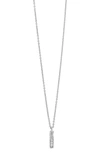 Bony Levy Gatsby 18k White Gold Diamond Vertical Pendant Necklace In 18kwg
