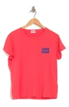 Mother The Boxy Goodie Goodie Supima® Cotton Tee In Paradise Pink