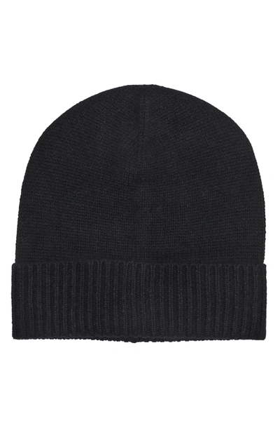 Vince Camuto Cashmere Knit Beanie In Black