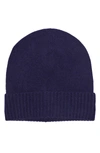 Vince Camuto Cashmere Knit Beanie In Navy