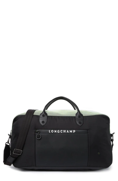 Longchamp Urban Duffle W/ Strap In Black