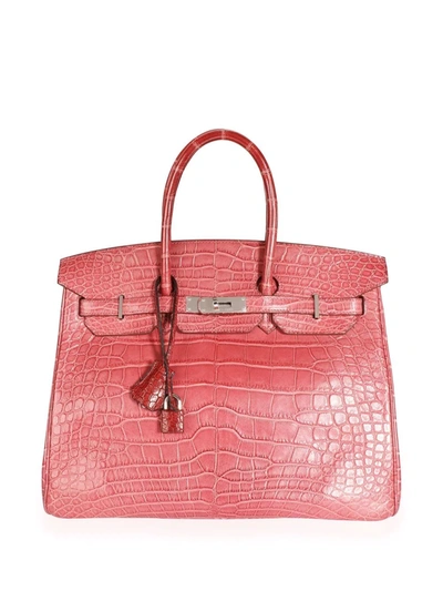 Pre-owned Hermes  Birkin 35 Bag In Pink