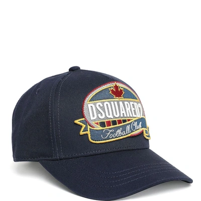 Dsquared2 Football Club Logo Cap In 蓝色