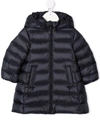 Moncler Kids Piumino Lungo Per Bambini In Blue