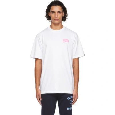 Billionaire Boys Club Cotton T-shirt With Contrasting Logo Print In White