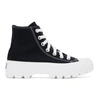 CONVERSE BLACK LUGGED CHUCK TAYLOR ALL STAR HI trainers