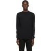 ERMENEGILDO ZEGNA BLACK CASHMERE SWEATER