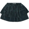 SPROET AND SPROUT SPROET AND SPROUT BLUE VELVET RIBBED SKIRT,W21-923