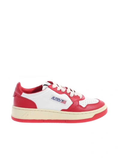 Autry Medalist Embossed Leather Sneakers In Multi