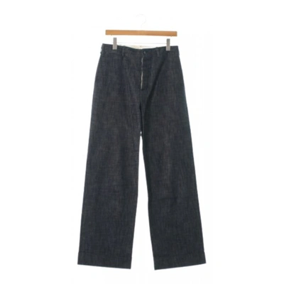 Pre-owned Maison Margiela Trousers In Navy