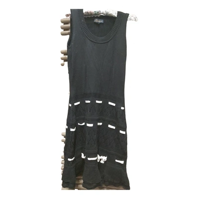 Pre-owned Luisa Spagnoli Mid-length Dress In Black