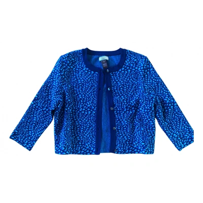 Pre-owned Issa Cardigan In Blue