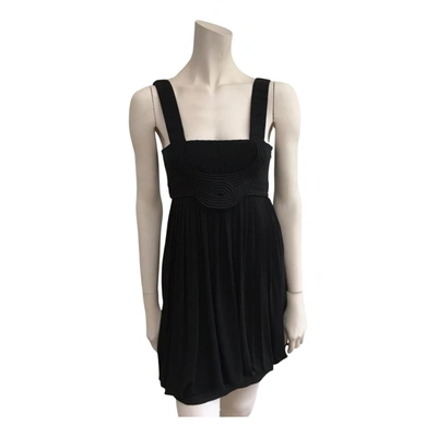 Pre-owned Jasmine Di Milo Mini Dress In Black