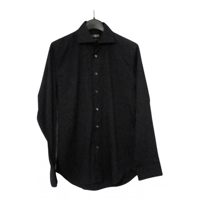 Pre-owned Corneliani Shirt In Black