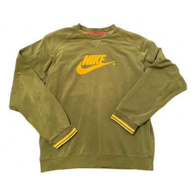Pre-owned Nike Sweatshirt In Green