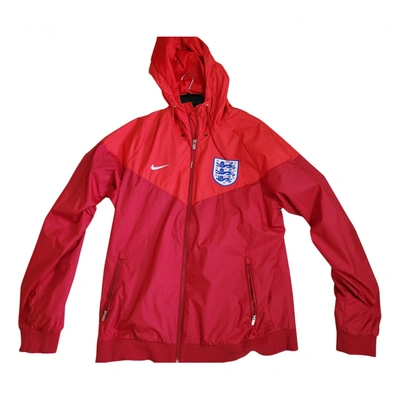 Pre-owned Nike Jacket In Red