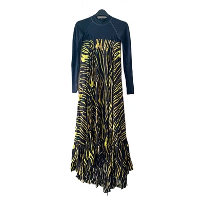 Pre-owned Marine Serre Mid-length Dress In Multicolour
