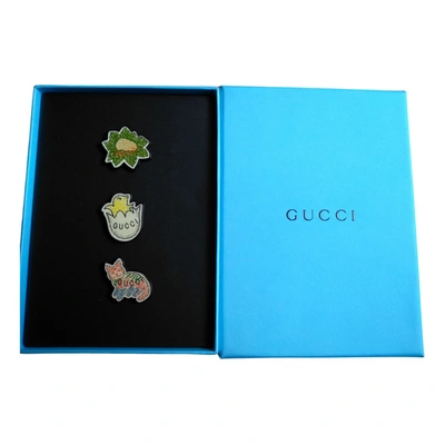 Pre-owned Gucci Pin & Brooche In Multicolour