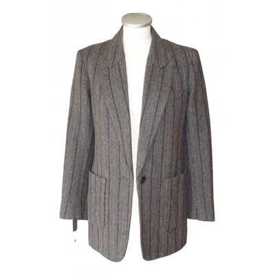 Pre-owned Isabel Marant Wool Blazer In Anthracite