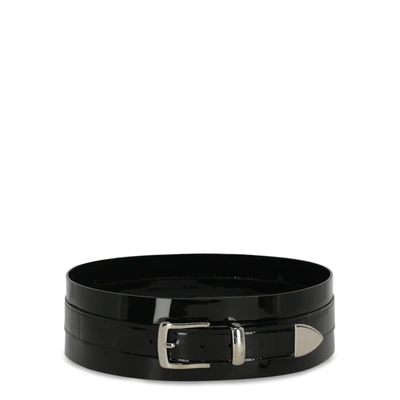 Pre-owned Brandon Maxwell Leather Belt In Black