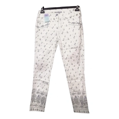 Pre-owned Sportalm Trousers In White