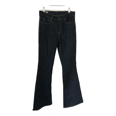 Pre-owned Polo Ralph Lauren Bootcut Jeans In Navy