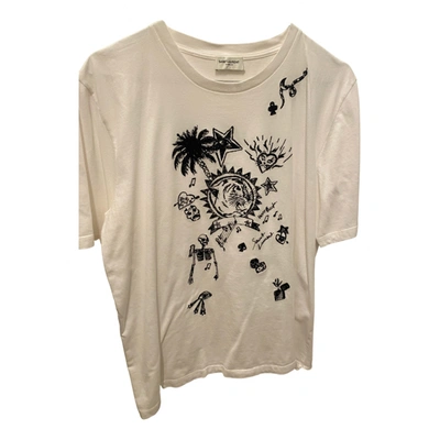 Pre-owned Saint Laurent T-shirt In White