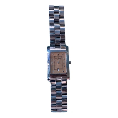Pre-owned Baume Et Mercier Watch In Silver