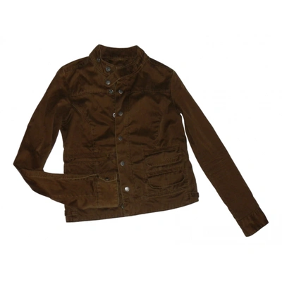Pre-owned Woolrich Jacket In Brown