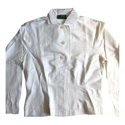 Pre-owned Les Copains Shirt In White