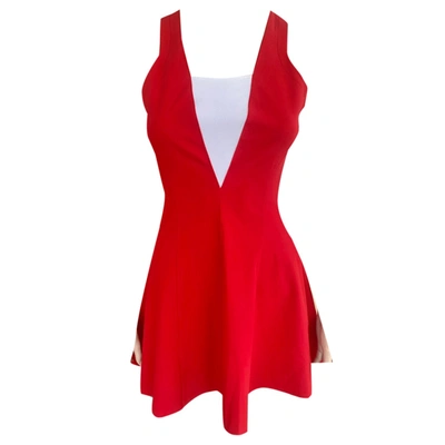 Pre-owned Silvian Heach Mini Dress In Red