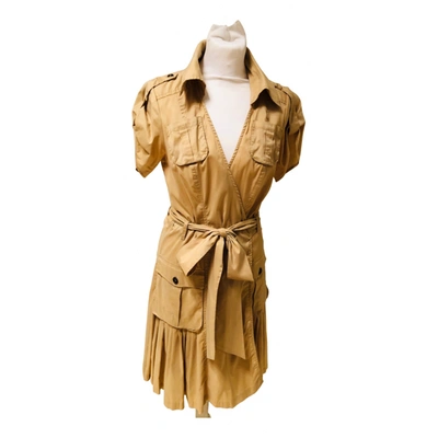 Pre-owned Diane Von Furstenberg Dress In Beige