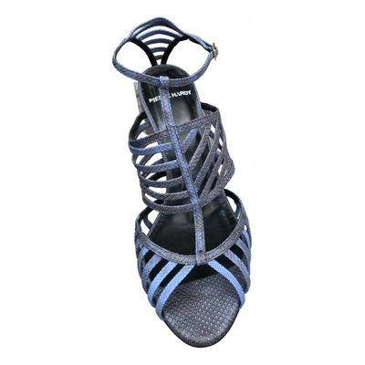 Pre-owned Pierre Hardy Leather Sandals In Blue