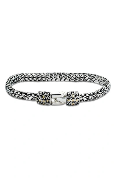 Samuel B. Sterling Silver & 18k Gold Tulang Naga Bracelet In Silver And Gold