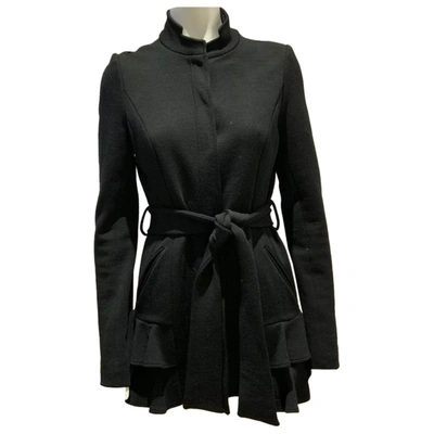 Pre-owned Jasmine Di Milo Wool Coat In Black