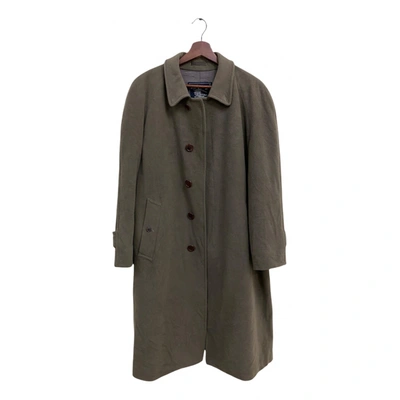 Pre-owned Burberry Cashmere Jacket In Brown
