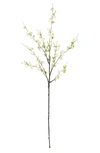 Nearly Natural 38" Cherry Blossom Artificial Flower, Set Of 6 In White