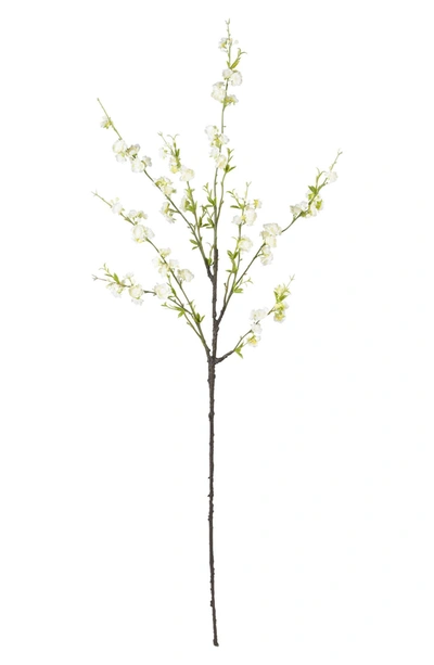 Nearly Natural 38" Cherry Blossom Artificial Flower, Set Of 6 In White