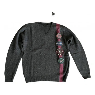 Pre-owned Frankie Morello Wool Sweatshirt In Anthracite