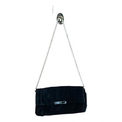Pre-owned Fratelli Rossetti Silk Handbag In Black