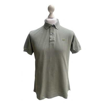 Pre-owned Lacoste Polo Shirt In Khaki
