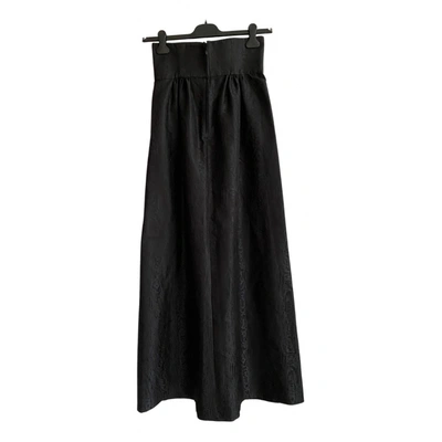 Pre-owned Dsquared2 Maxi Skirt In Black