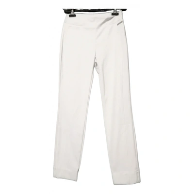 Pre-owned Sportalm Trousers In White