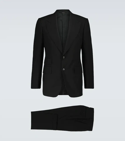 Tom Ford Shelton Wool Suit In Black