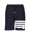 THOM BROWNE COTTON JERSEY SHORTS,P00579309