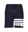 Thom Browne 4-bar Shorts In Blue