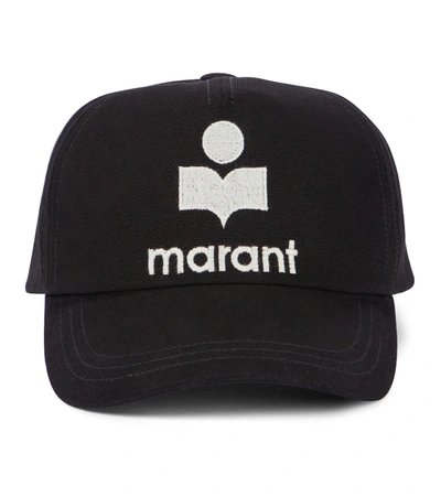 Isabel Marant Tyron Logo-embroidered Cap In Black